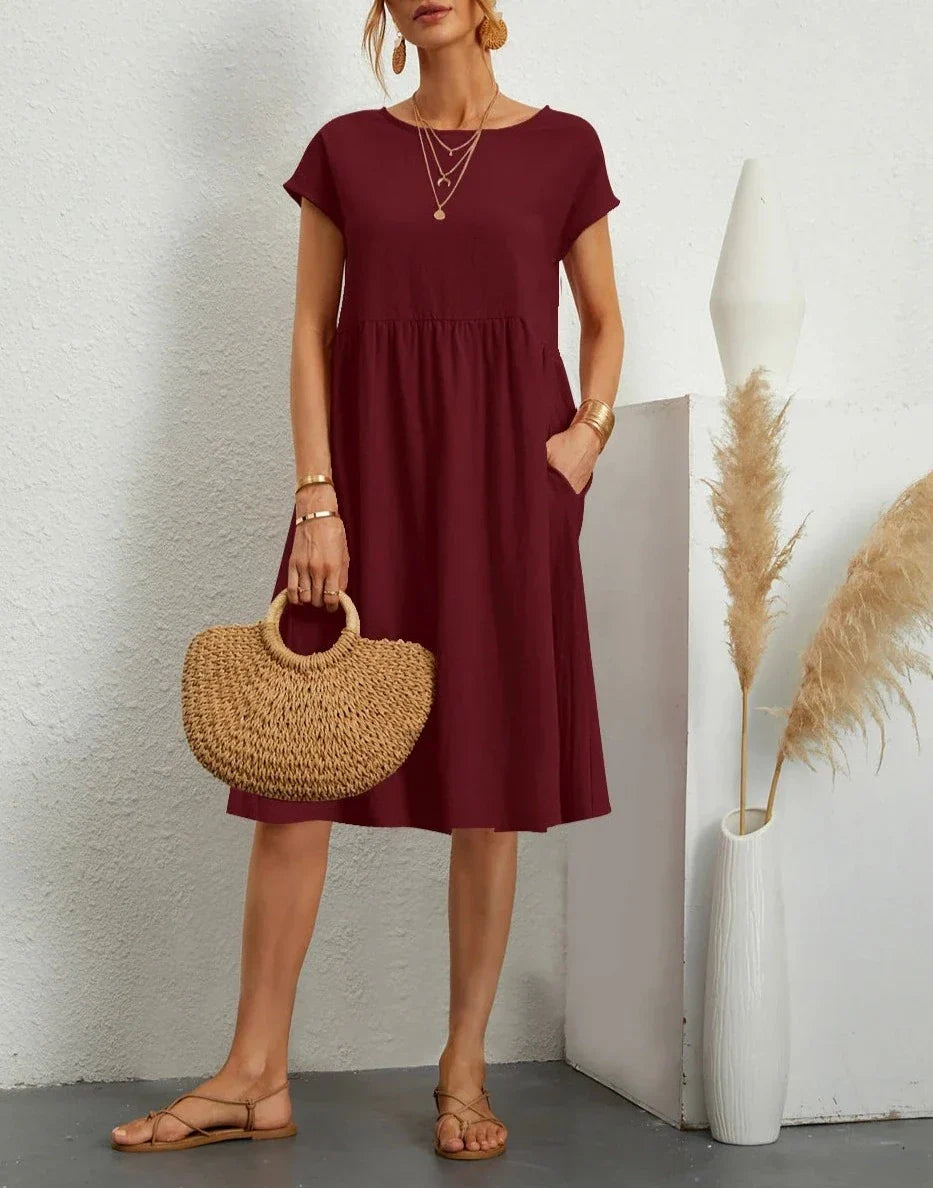 Celeste | Robe d'Été Vintage pour Femmes – Élégance et Confort Incomparables