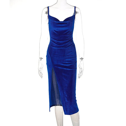 Léa | Robe Élégante en Velours – Luxe et Raffinement