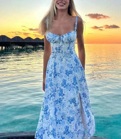 Isadora | Robe Fleurie d’Été – Fraîcheur Romantique & Élégance Décontractée