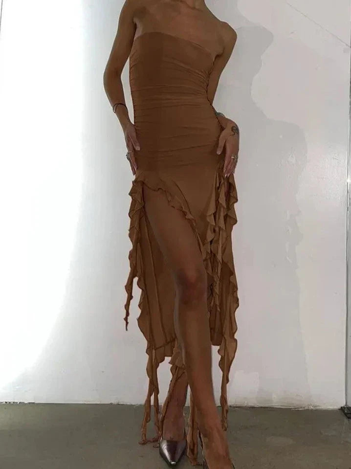 Juliette | Robe Maxi Évasée 2025 – Séduction, Élégance et Liberté