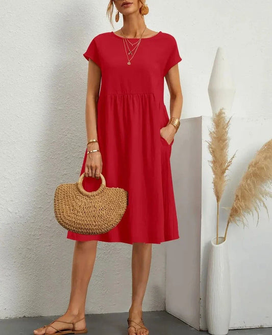 Celeste | Robe d'Été Vintage pour Femmes – Élégance et Confort Incomparables