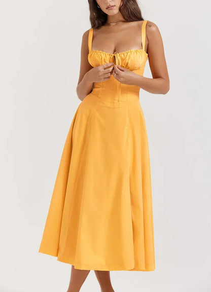 Isadora | Robe Fleurie d’Été – Fraîcheur Romantique & Élégance Décontractée