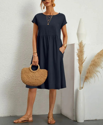 Celeste | Robe d'Été Vintage pour Femmes – Élégance et Confort Incomparables