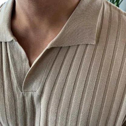 Florence | Polo en Coton CôteléMontevéro | Polo Premium en Coton Texturé – Le Charme Subtil de l’Élégance Moderne