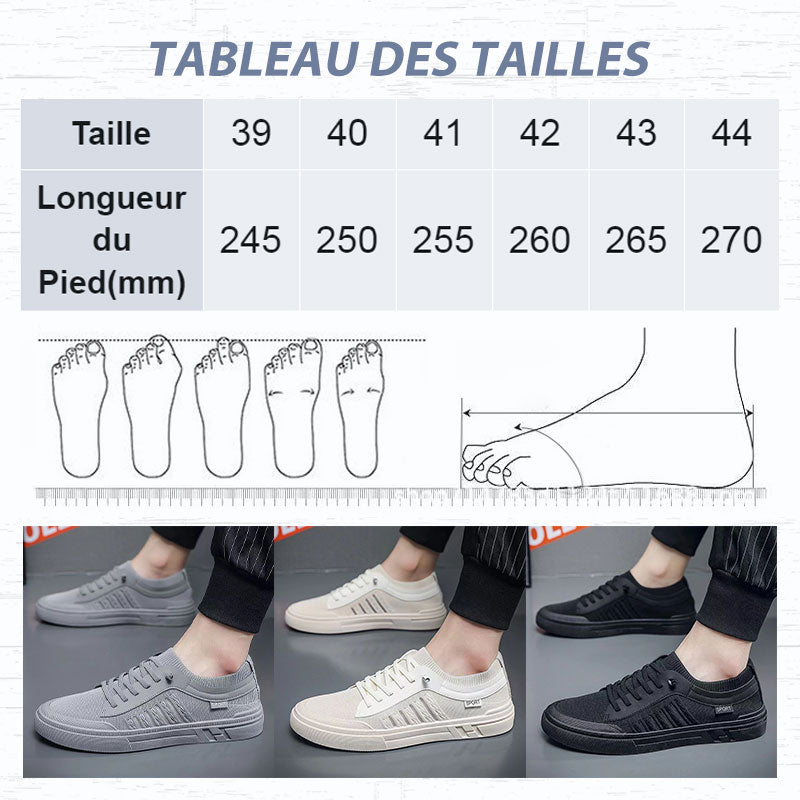 Élégance Active – Baskets Respirantes Haut de Gamme pour Hommes (Offre Limitée -48%)